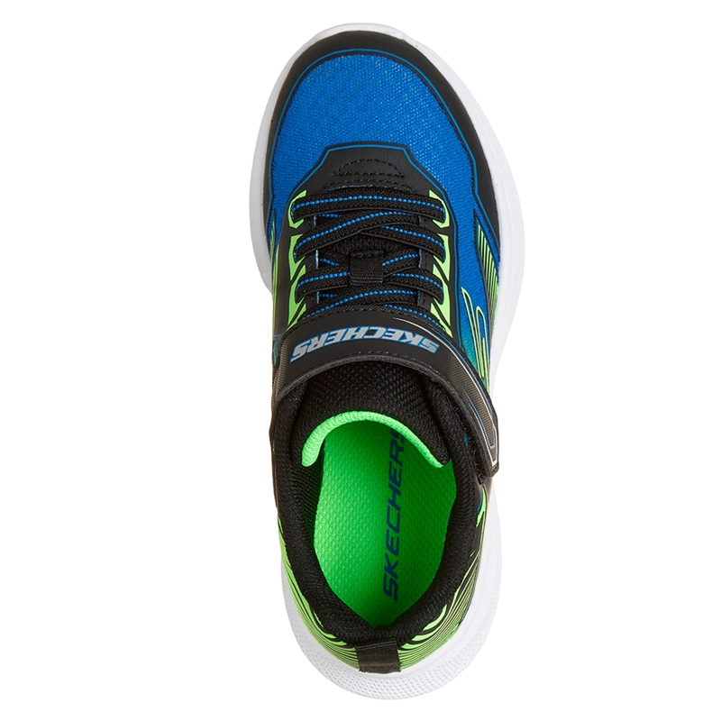 ZAPATILLAS NIÑO SKECHERS CASUALES AZUL MICROSPEC VELOCITY - 5
