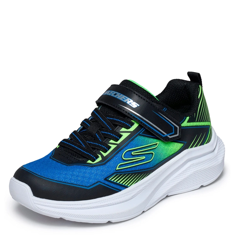 ZAPATILLAS NIÑO SKECHERS CASUALES AZUL MICROSPEC VELOCITY - 3