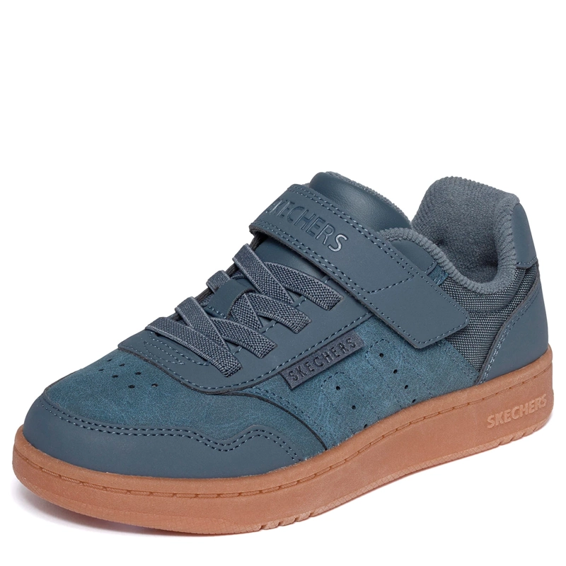 ZAPATILLAS NIÑO SKECHERS URBANAS GRIS QUICK STREET - 4