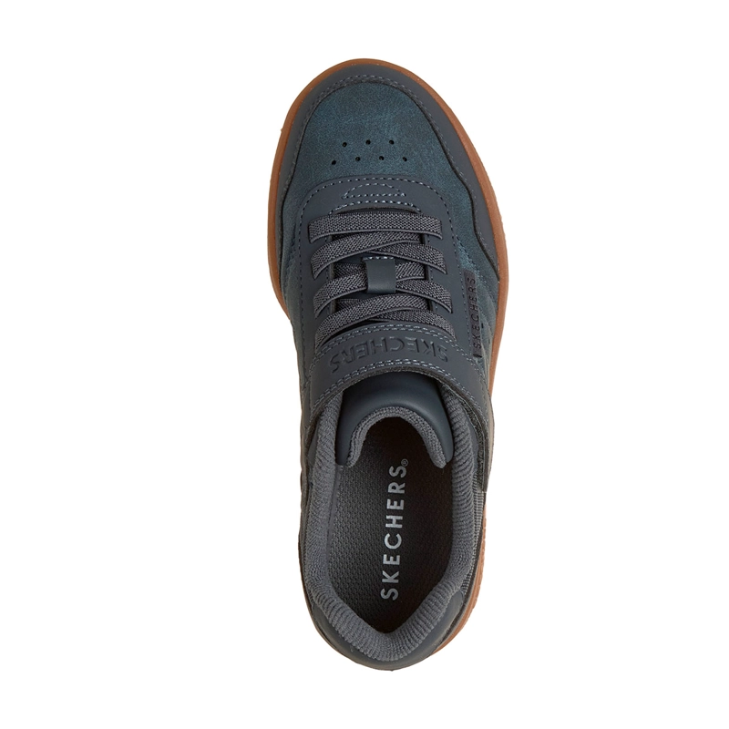 ZAPATILLAS NIÑO SKECHERS URBANAS GRIS QUICK STREET - 5