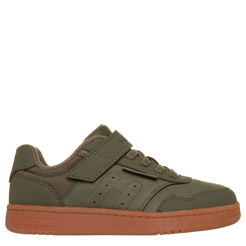 ZAPATILLAS NIÑO SKECHERS URBANAS OLIVA QUICK STREET