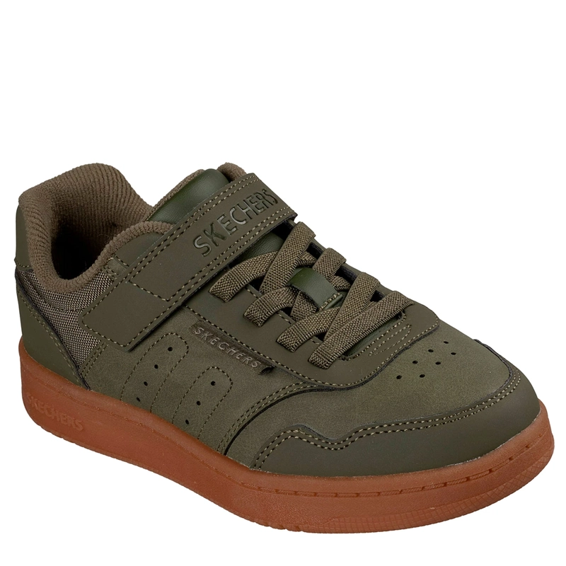 ZAPATILLAS NIÑO SKECHERS URBANAS OLIVA QUICK STREET - 2