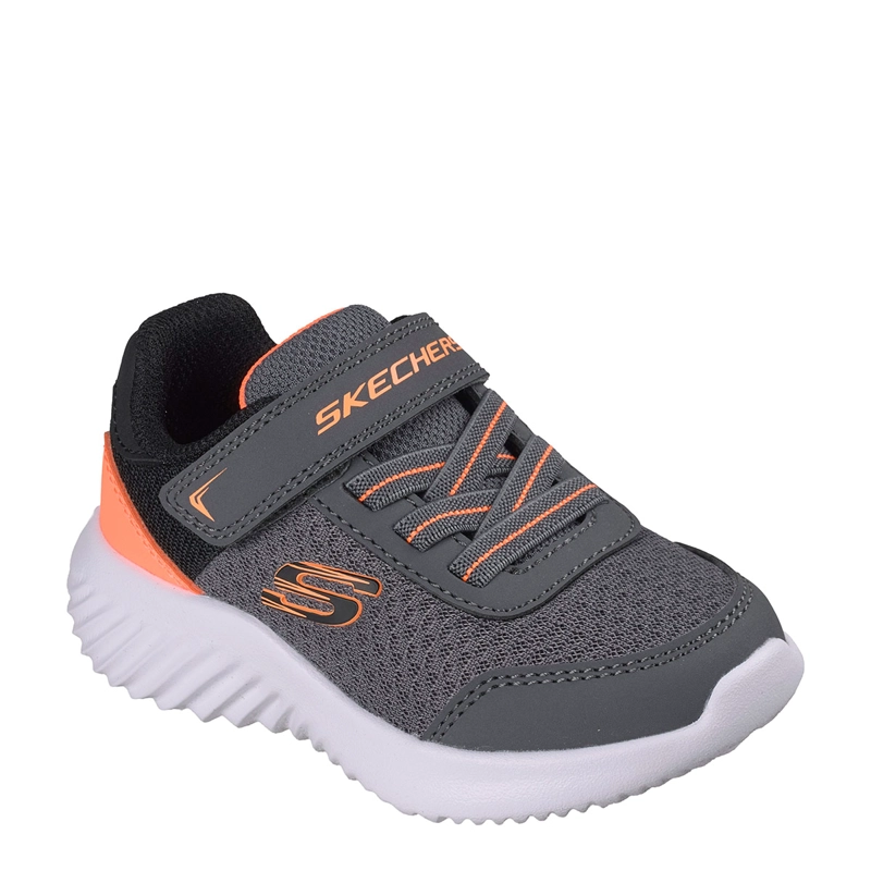 ZAPATILLAS NIÑO SKECHERS URBANAS GRIS BOUNDER - 4