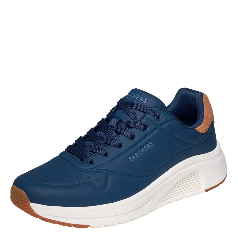ZAPATILLAS HOMBRE SKECHERS CASUALES AZUL MARINO UNO LITE 2 - 3