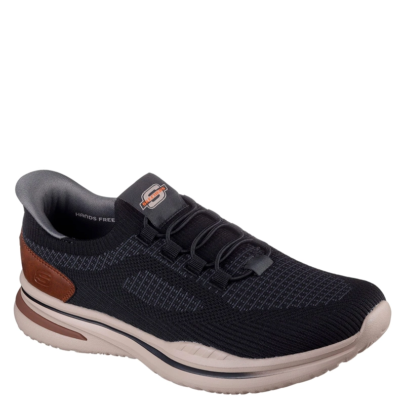 ZAPATILLAS HOMBRE SKECHERS CASUALES NEGRO SLIP-INS RELAXED FIT NORLAN - 2
