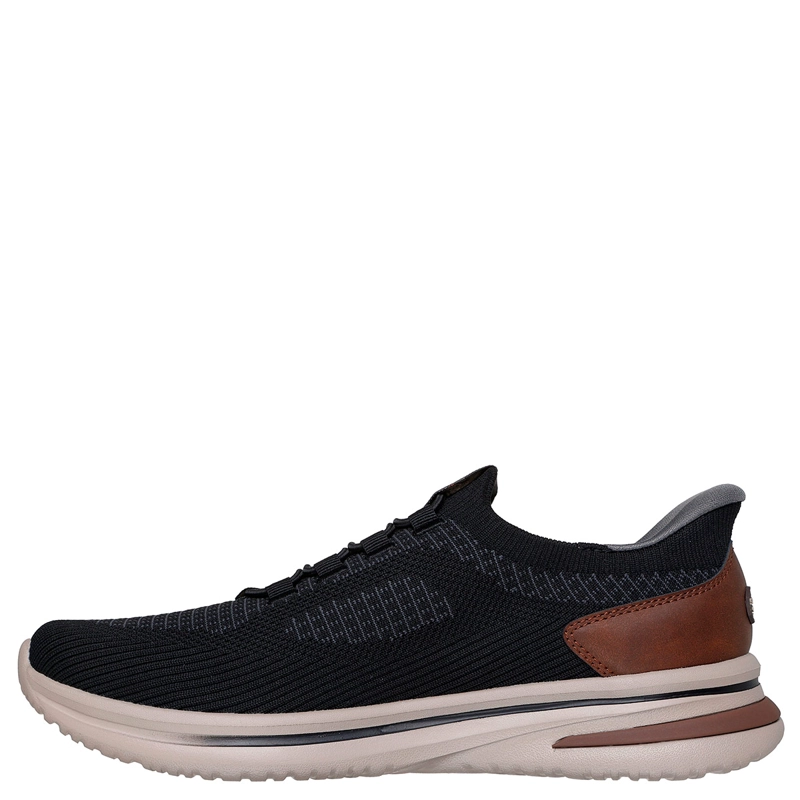 ZAPATILLAS HOMBRE SKECHERS CASUALES NEGRO SLIP-INS RELAXED FIT NORLAN - 3