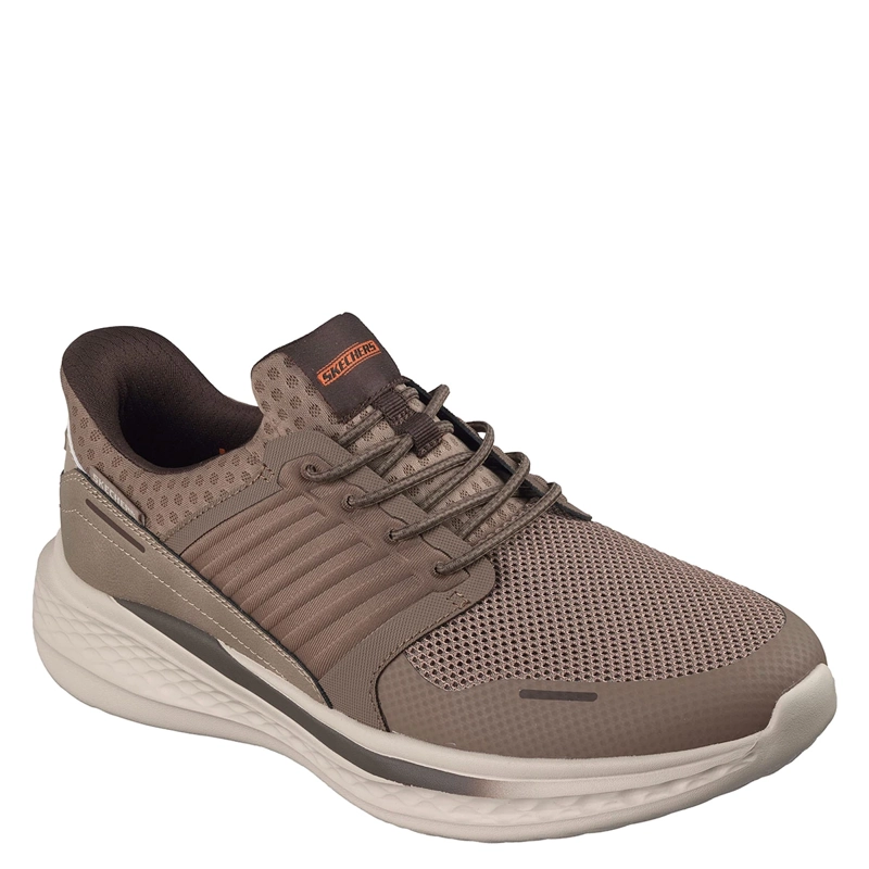 ZAPATILLAS HOMBRE SKECHERS CASUALES TAUPE SLIP-INS RELAXED FIT SLADE - 2