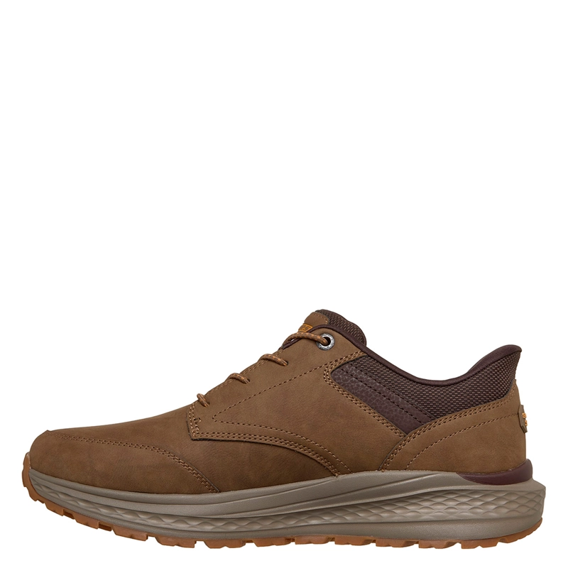 ZAPATILLAS HOMBRE SKECHERS CASUALES CAFÉ SLIP-INS RELAXED FIT SLADE ULTRA - 4