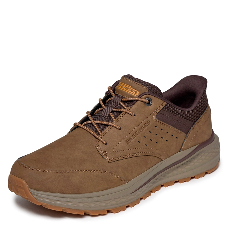 ZAPATILLAS HOMBRE SKECHERS CASUALES CAFÉ SLIP-INS RELAXED FIT SLADE ULTRA - 3