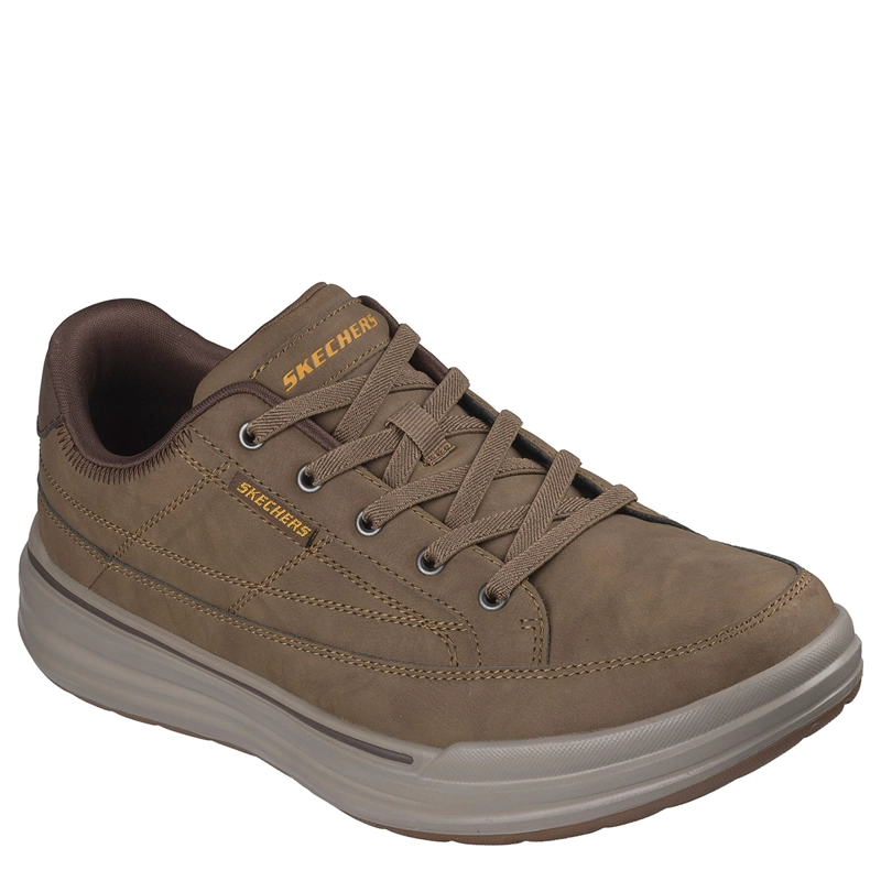 ZAPATILLAS HOMBRE SKECHERS URBANAS CAFÉ RELAXED FIT STERLING - 3