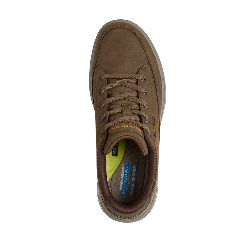 ZAPATILLAS HOMBRE SKECHERS URBANAS CAFÉ RELAXED FIT STERLING - 5