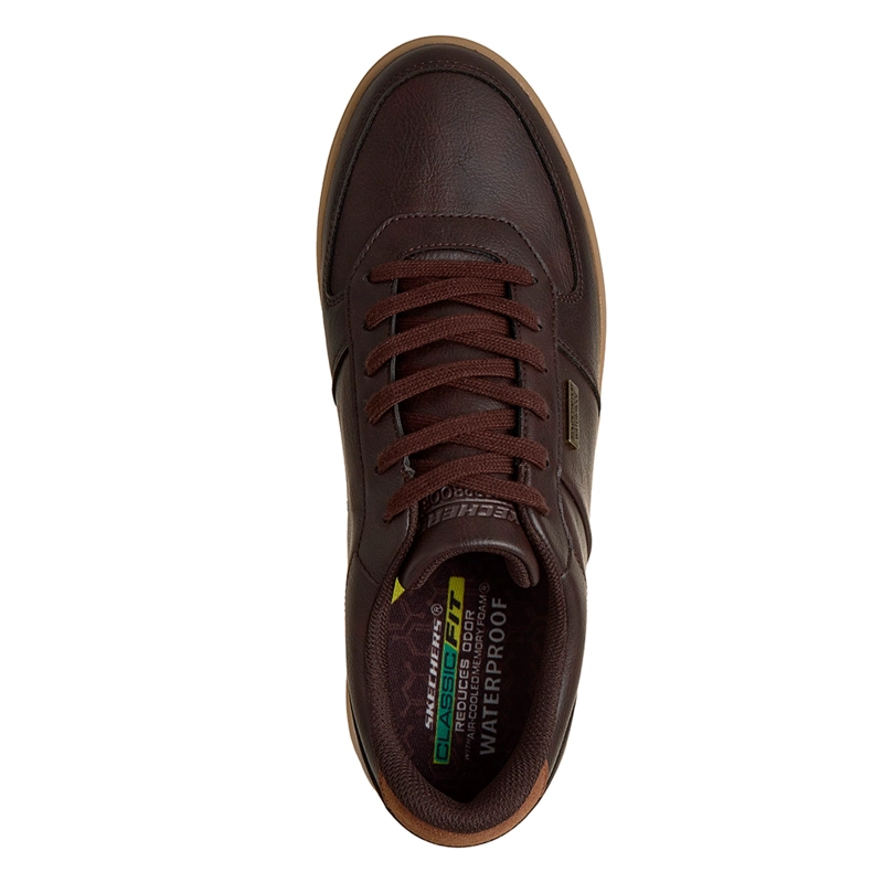 ZAPATILLAS HOMBRE SKECHERS CASUALES CAFÉ PALMIRO - 5