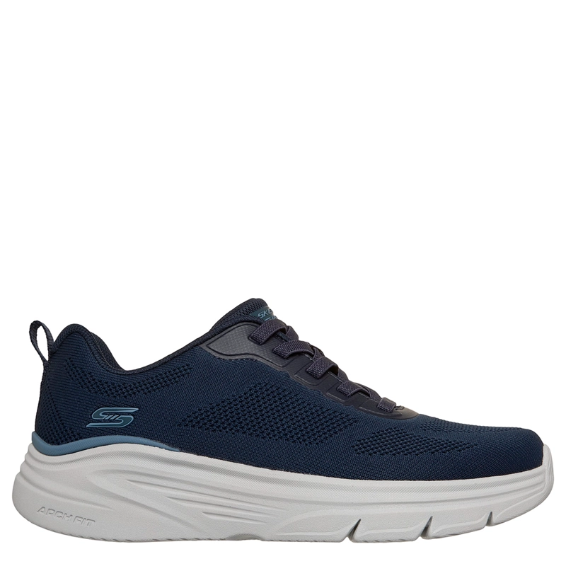 ZAPATILLAS HOMBRE SKECHERS URBANAS AZUL MARINO BOBS SPORT ARCH FIT ELEV8
