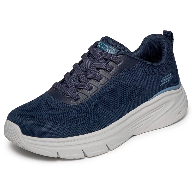 ZAPATILLAS HOMBRE SKECHERS URBANAS AZUL MARINO BOBS SPORT ARCH FIT ELEV8 - 5