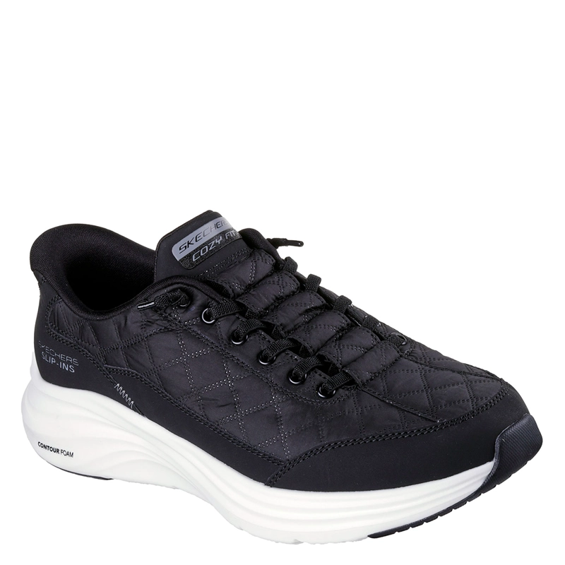 ZAPATILLAS HOMBRE SKECHERS CASUALES NEGRO SLIP-INS CONTOUR FOAM COZY FIT - 2