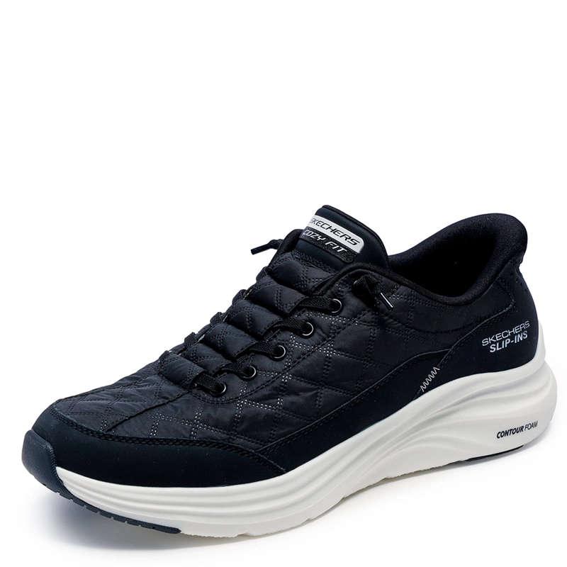 ZAPATILLAS HOMBRE SKECHERS CASUALES NEGRO SLIP-INS CONTOUR FOAM COZY FIT - 3