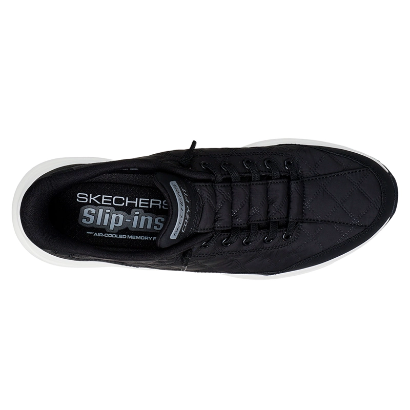 ZAPATILLAS HOMBRE SKECHERS CASUALES NEGRO SLIP-INS CONTOUR FOAM COZY FIT - 5