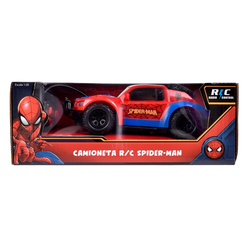 VEHÍCULO RADIO CONTROLADO MARVEL CAMIONETA SPIDERMAN CON LUCES - 5