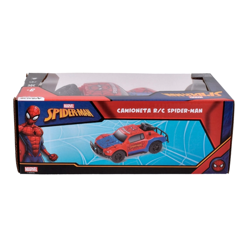 VEHÍCULO RADIO CONTROLADO MARVEL CAMIONETA SPIDERMAN CON LUCES - 6