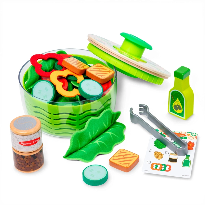 JUGUETE DE COCINA MELISSA & DOUG CENTRIFUGA DE ENSALADA - 1