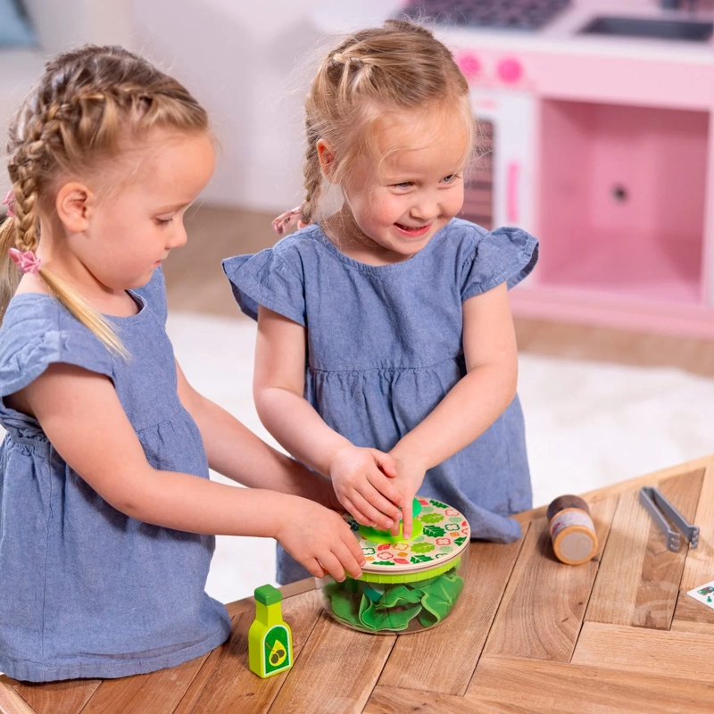 JUGUETE DE COCINA MELISSA & DOUG CENTRIFUGA DE ENSALADA - 4
