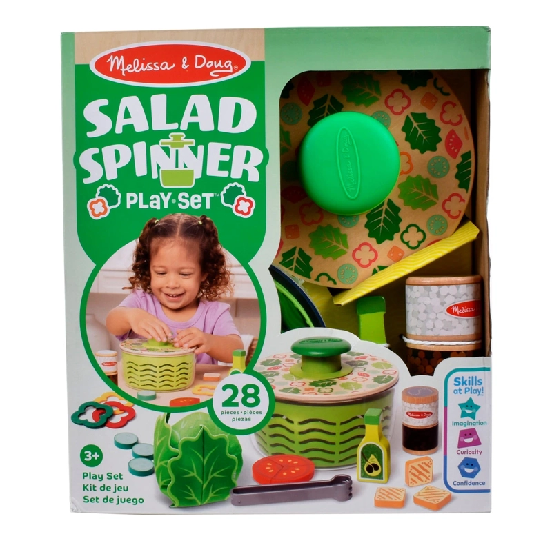 JUGUETE DE COCINA MELISSA & DOUG CENTRIFUGA DE ENSALADA - 6
