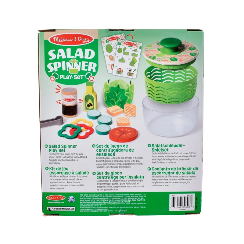 JUGUETE DE COCINA MELISSA & DOUG CENTRIFUGA DE ENSALADA - 7