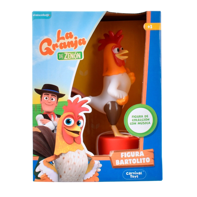 FIGURA MUSICAL LA GRANJA DE ZENÓN VACA LOLA 9 A 15 CM - 2