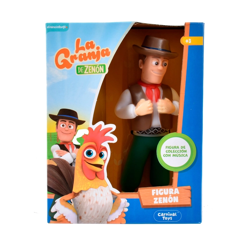 FIGURA MUSICAL LA GRANJA DE ZENÓN VACA LOLA 9 A 15 CM - 8