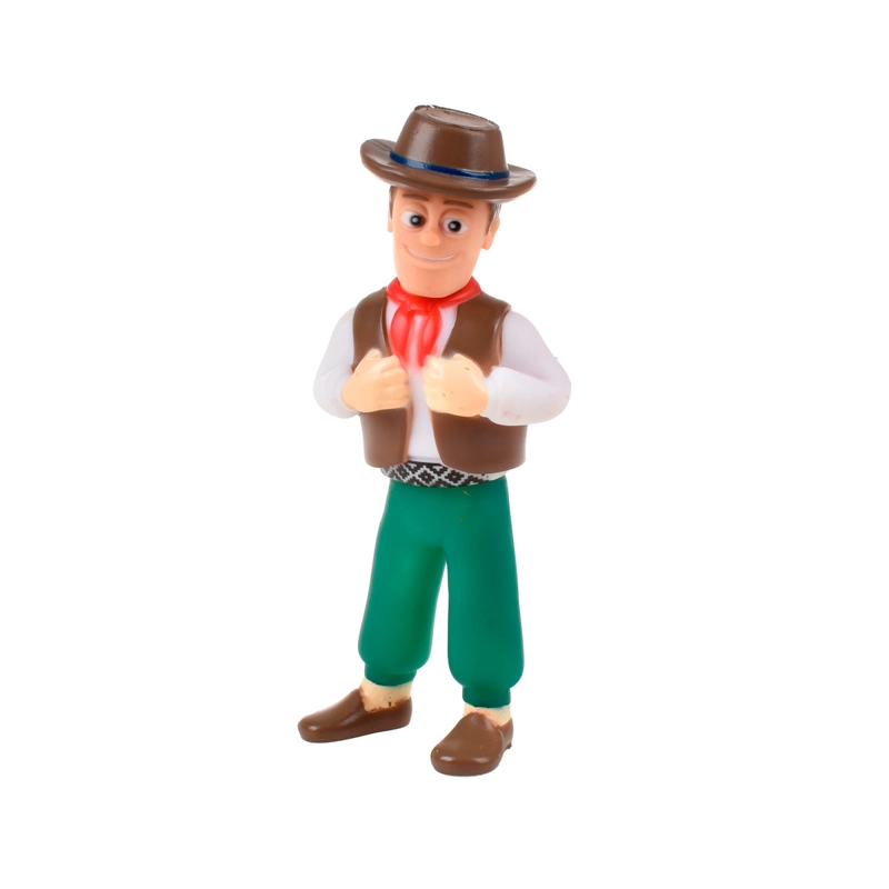 FIGURA MUSICAL LA GRANJA DE ZENÓN VACA LOLA 9 A 15 CM - 9