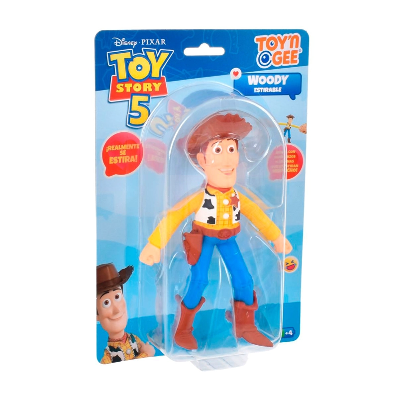 FIGURA DE ACCIÓN TOY STORY STRETCH WOODY 15 CM - 1