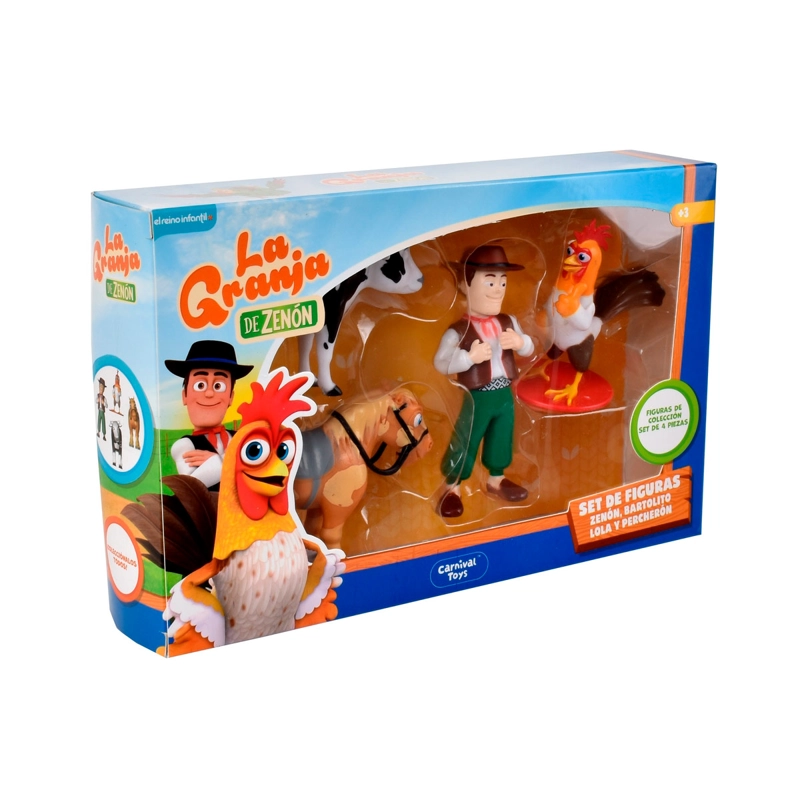 SET X4 FIGURAS LA GRANJA DE ZENÓN 8 CM - 1