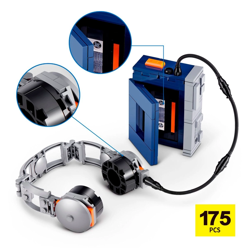 BLOQUES DE CONSTRUCCIÓN MAX RETRO SERIE 2 - CON DIFERENTES MODELOS DE PIEZAS - 7