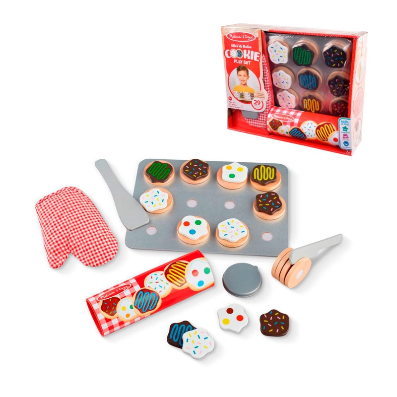 JUGUETE DE COCINA MELISSA & DOUG GALLETAS CORTAR Y HORNEAR - 1