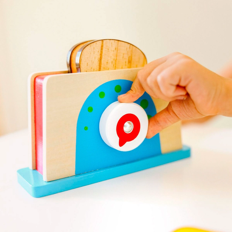 JUGUETE DE COCINA MELISSA & DOUG TOSTADORA PAN Y MANTEQUILLA - 7