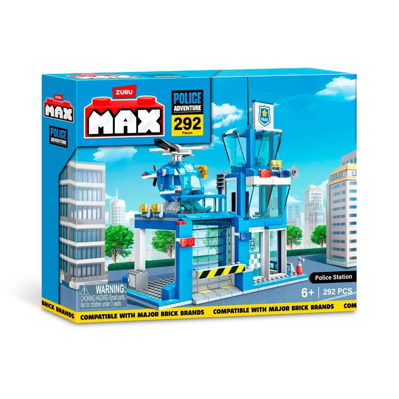 BLOQUES DE CONSTRUCCIÓN MAX FUN ESTACIÓN DE POLICIA 292 PZS - 2
