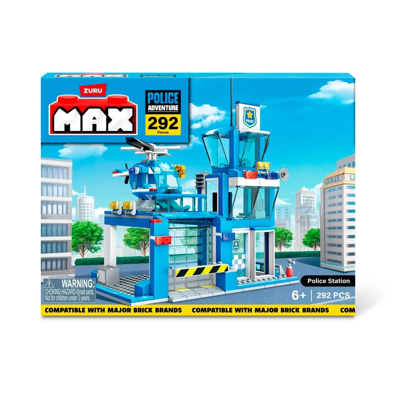 BLOQUES DE CONSTRUCCIÓN MAX FUN ESTACIÓN DE POLICIA 292 PZS - 3