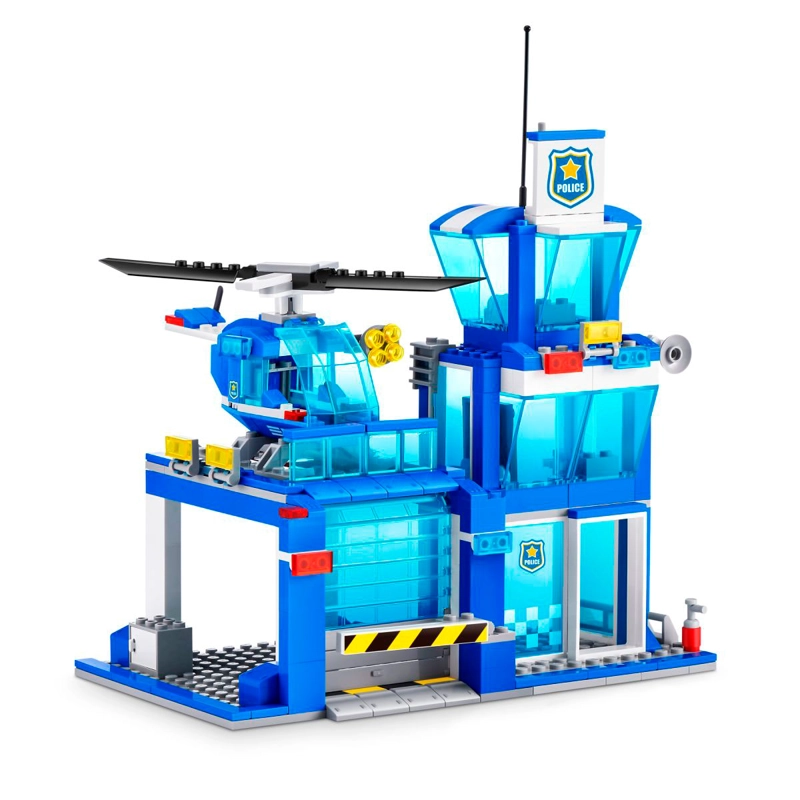 BLOQUES DE CONSTRUCCIÓN MAX FUN ESTACIÓN DE POLICIA 292 PZS - 4