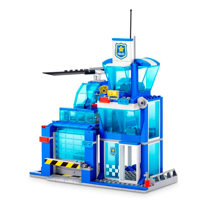 BLOQUES DE CONSTRUCCIÓN MAX FUN ESTACIÓN DE POLICIA 292 PZS - 5