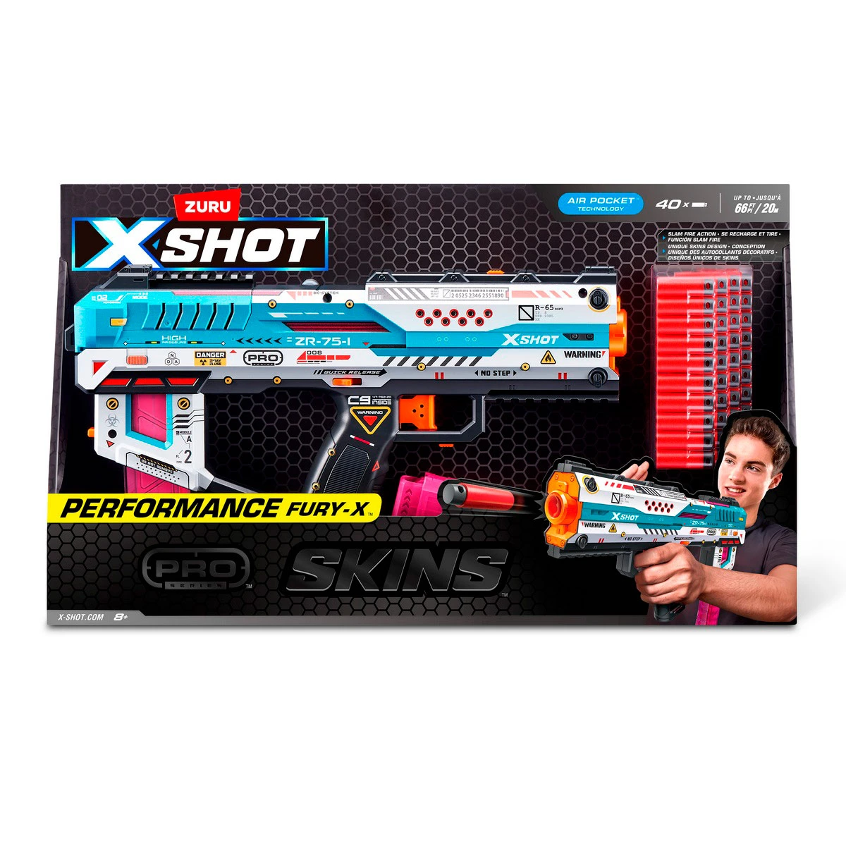 LANZA DARDOS X-SHOT SKINS PRO FURYX BLASTER - 2