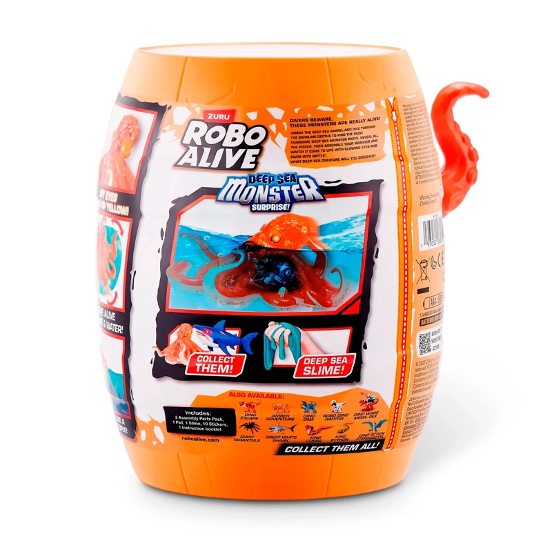 FIGURA DE ACCIÓN ROBO ALIVE MOUNSTROS SORPRESA PROFUNDIDADES MARINAS  - 11