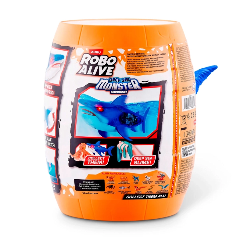 FIGURA DE ACCIÓN ROBO ALIVE MOUNSTROS SORPRESA PROFUNDIDADES MARINAS  - 6
