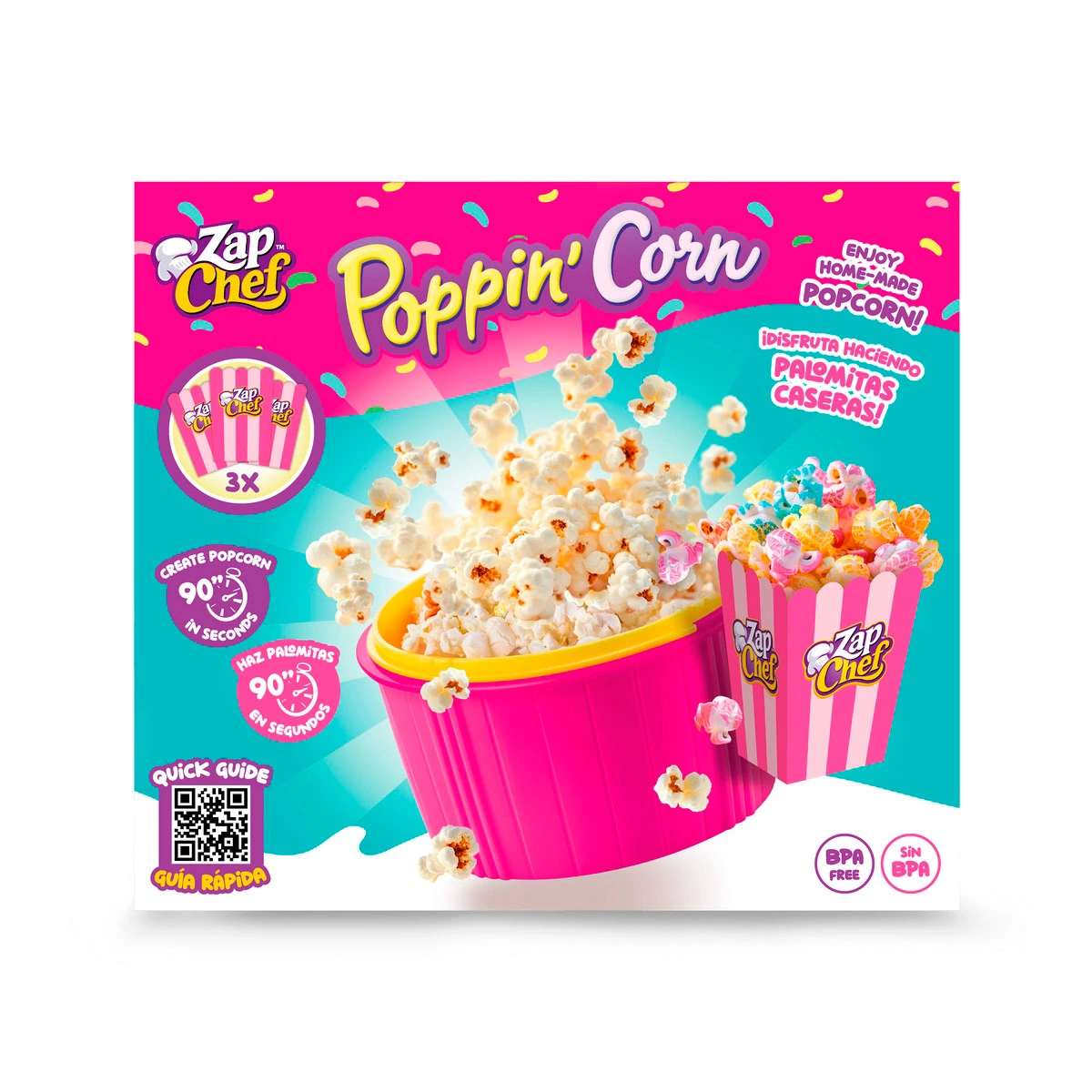 JUGUETE DE COCINA ZAP CHEF CREACIÓN POP CORN  - 5
