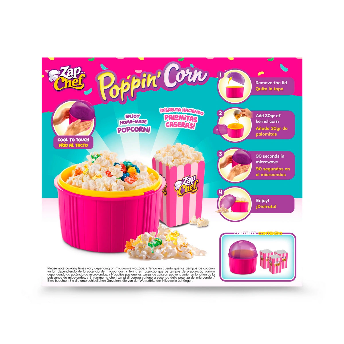 JUGUETE DE COCINA ZAP CHEF CREACIÓN POP CORN  - 6