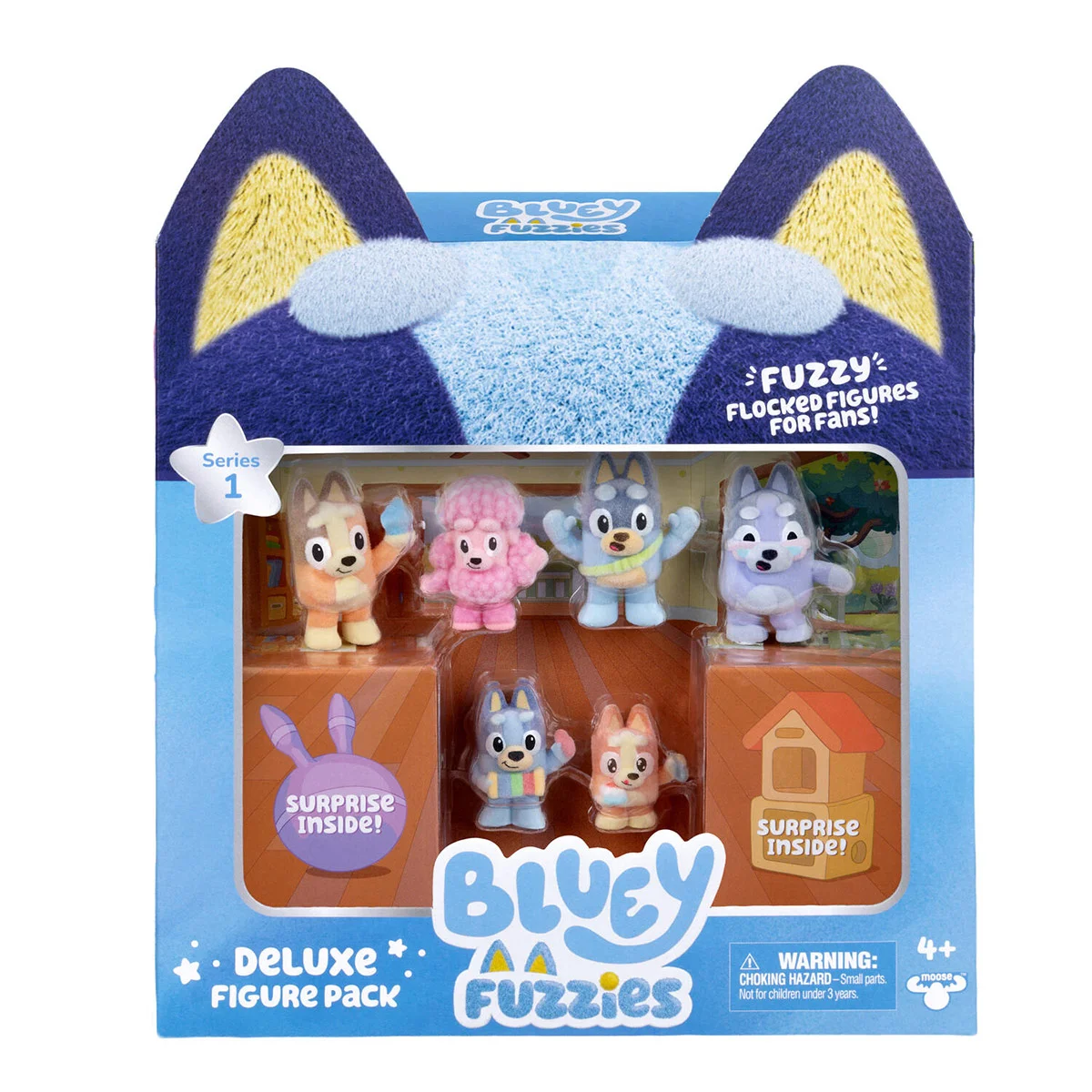 FIGURA DE ACCIÓN BLUEY FUZZIES PACK DE FIGURAS DELUXE - 2