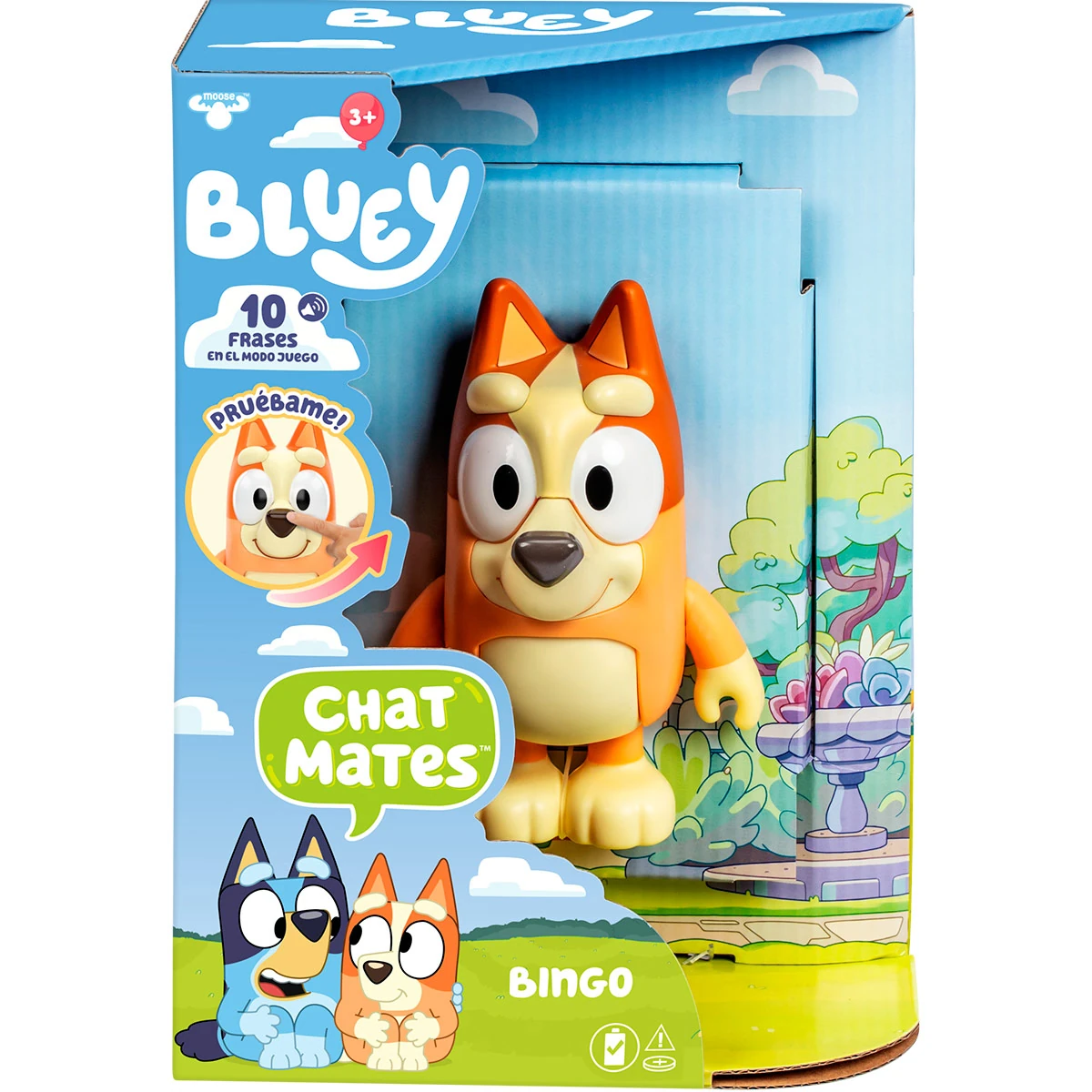 FIGURA PARLANTE BLUEY BINGO 10 FRASES 25 CM - 4