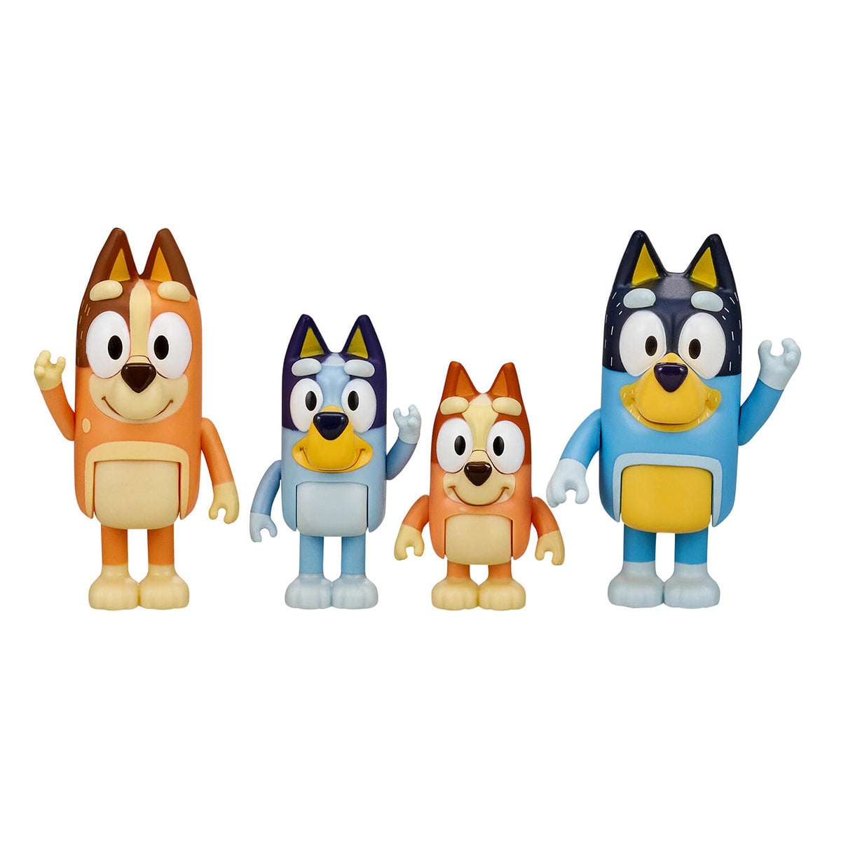 PACK 4 FIGURAS DE ACCIÓN BLUEY FAMILIA - 4