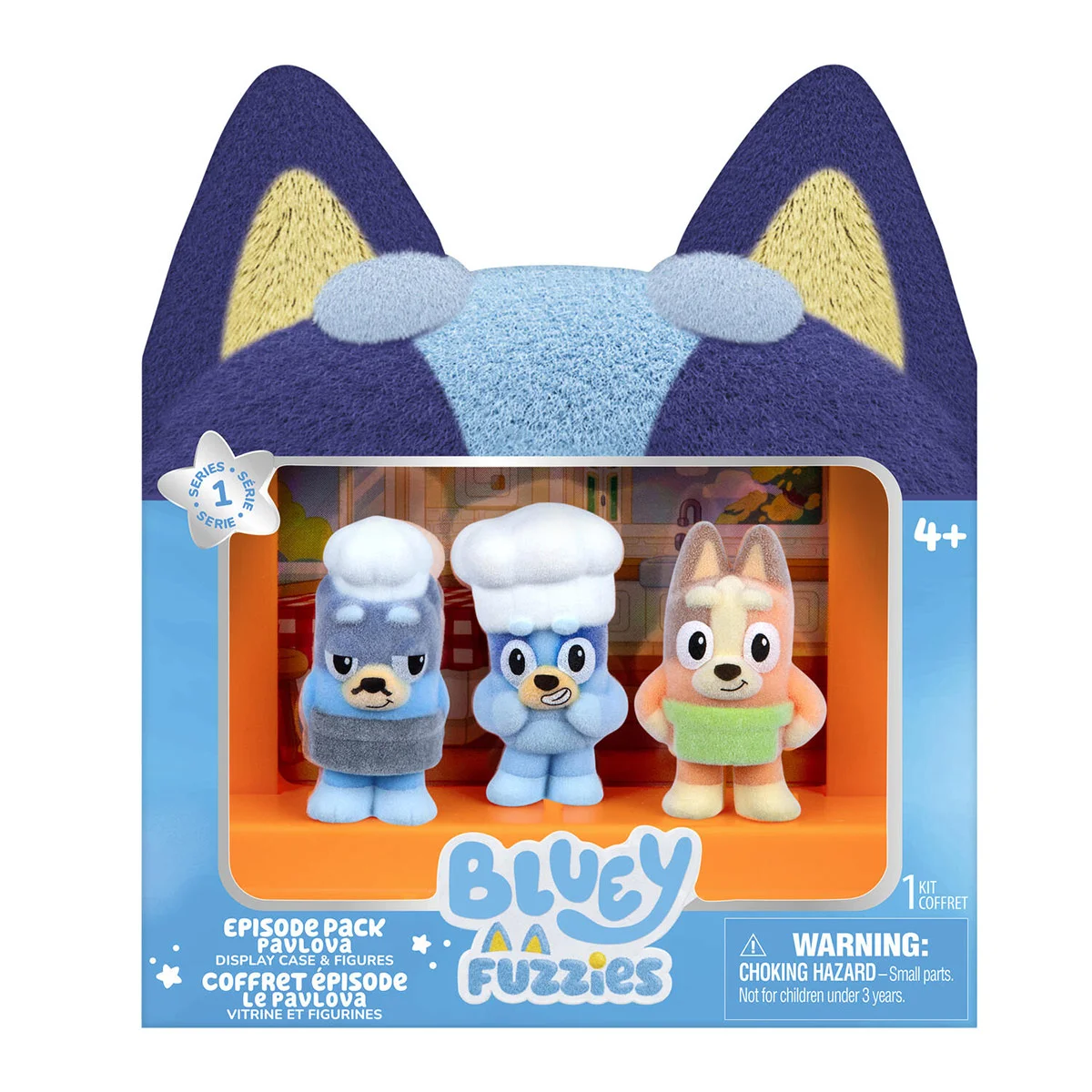 FIGURA DE ACCIÓN BLUEY FUZZIES PACK EPISODIO SORPRESA - 1