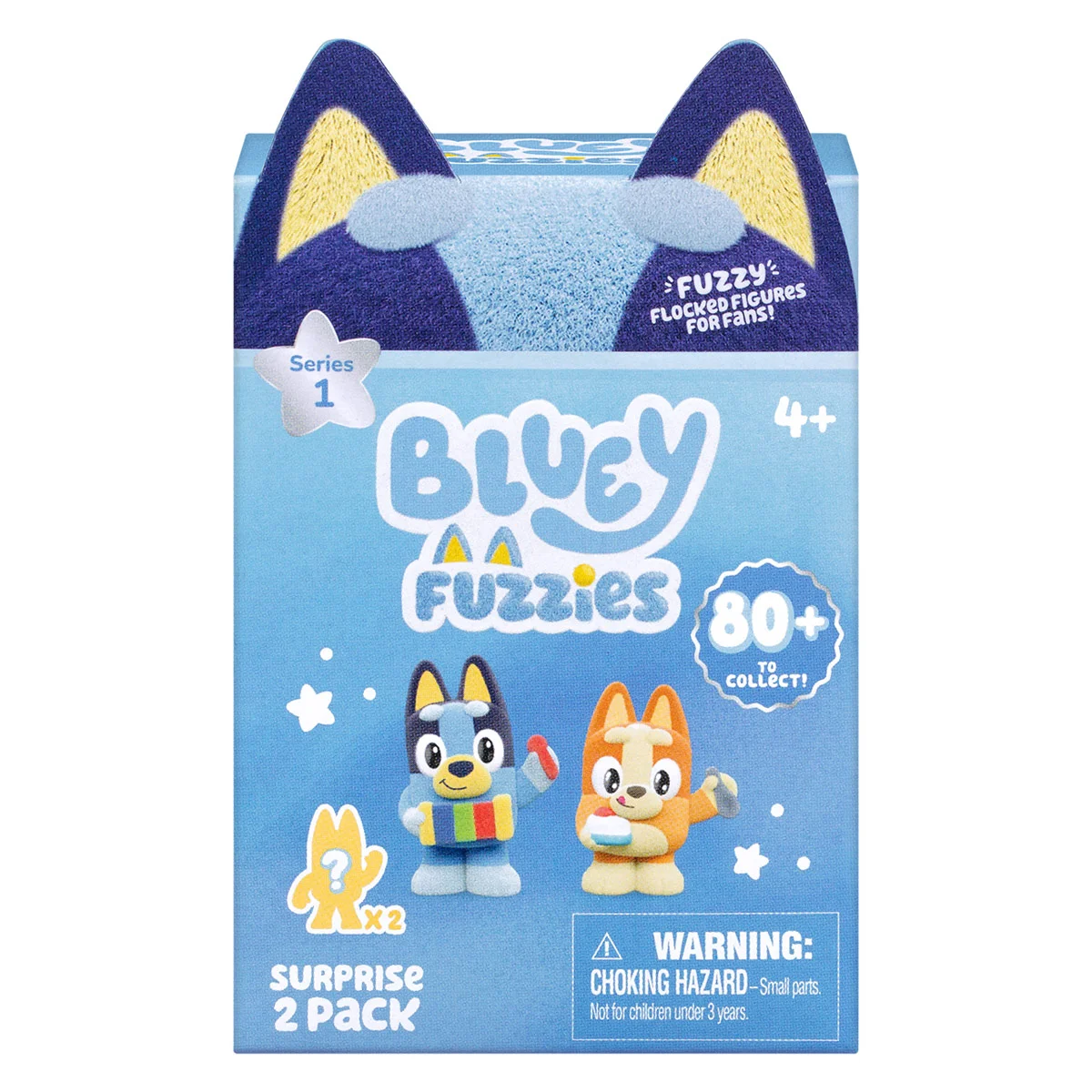 PACK 2 FIGURAS DE ACCIÓN BLUEY FUZZIES - 2