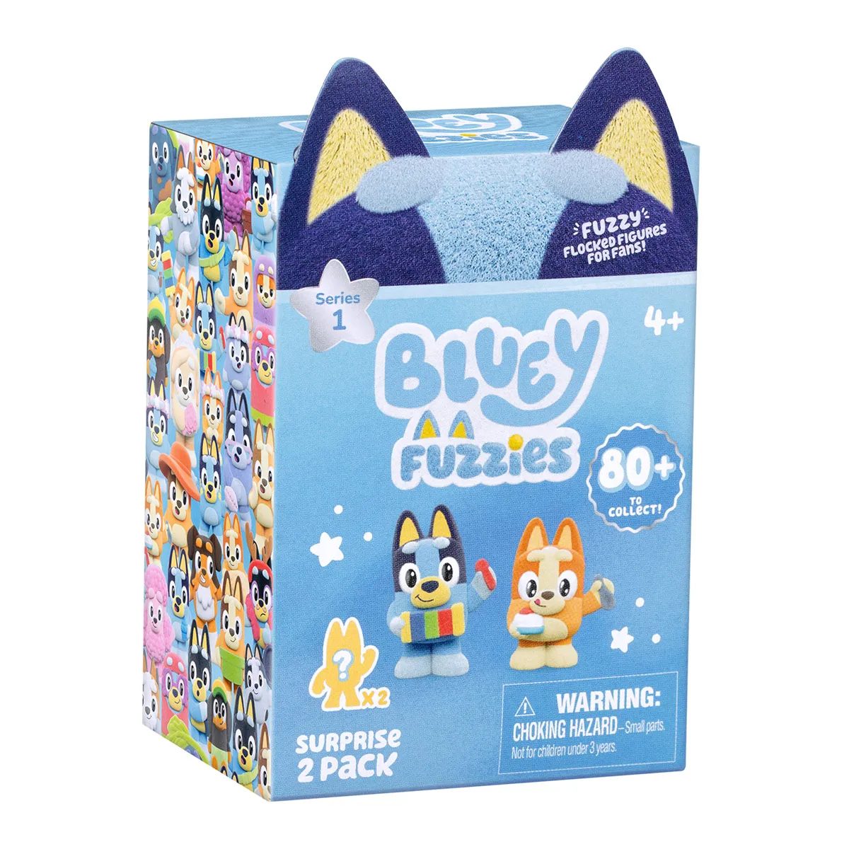 PACK 2 FIGURAS DE ACCIÓN BLUEY FUZZIES - 3